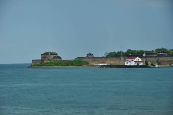O lago Ontario em Niagara-on-the-Lake, no Canadá